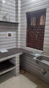Kitchen Image of 700 Sq.ft 3 BHK Independent House for rent in Chinar Park Kolkata for Rs. 10000