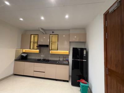 Kitchen Image of 650 Sq.ft 1 BHK Builder Floor for rent in Sector 42 Gurgaon for Rs. 46000