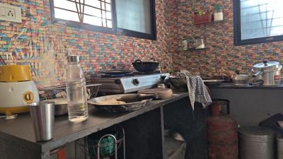 Kitchen Image of 900 Sq.ft 1 BHK Apartment / Flat for rent in Januna Amravati for Rs. 80000