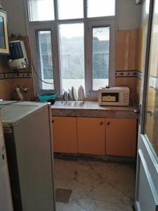 Kitchen Image of 1200 Sq.ft 1 BHK Builder Floor for rent in Panchsheel Park New Delhi for Rs. 50000