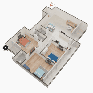 Image of 1900 Sq.ft 3 BHK Apartment / Flat for sale in Sai Vrindavan, Panvel, Navi Mumbai for Rs. 21000000