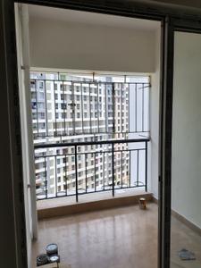 Balcony Image of 901 Sq.ft 3 BHK Apartment / Flat for rent in Shapoorji Pallonji Shukhobrishti, New Town Kolkata for Rs. 20000