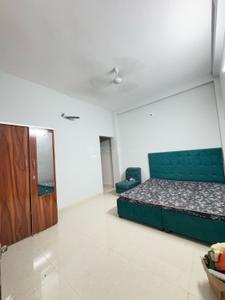 Bedroom Image of 1500 Sq.ft 2 BHK Builder Floor for rent in Mahalakshmi Nagar Indore for Rs. 24000