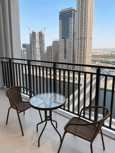 Balcony Image of 473 Sq.ft 1 BHK Apartment / Flat for sale in Business Bay Dubai for Rs. 27332613