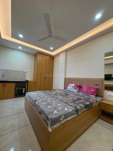 Bedroom Image of 631 Sq.ft 1 RK Apartment / Flat for rent in Vijay Nagar Indore for Rs. 12900
