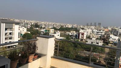 Balcony Image of 1050 Sq.ft 2 BHK Apartment / Flat for rent in Abhijit Jayanti Nagari 4, Besa Nagpur for Rs. 25000