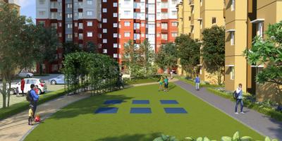 Image of 672 Sq.ft 3 BHK Apartment / Flat for sale in Shriram Sunshine Phase 2, Uttarpara, Hooghly for Rs. 4408000