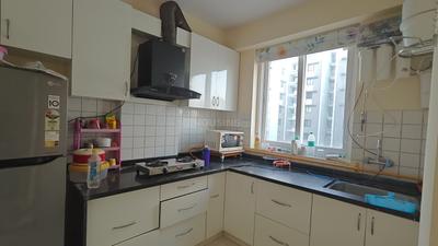 Kitchen Image of 1000 Sq.ft 2 BHK Apartment / Flat for rent in Kotecha Royal Regalia, Lalarpura Jaipur for Rs. 26500
