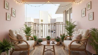 Balcony Image of 650 Sq.ft 2 BHK Apartment / Flat for sale in RRCAT Indore for Rs. 2700000