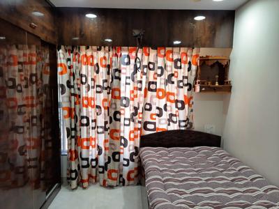 Bedroom Image of 500 Sq.ft 1 BHK Apartment / Flat for rent in Neelyog Veydaanta, Ghatkopar West Mumbai for Rs. 36000