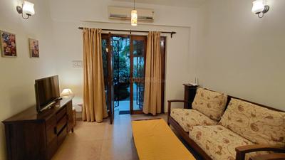 Hall Image of 1100 Sq.ft 2 BHK Apartment / Flat for rent in Marna Siolim Goa for Rs. 65000