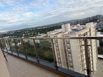 Balcony Image of 1106 Sq.ft 3 BHK Apartment / Flat for rent in Provident Park Square, Talaghattapura Bengaluru for Rs. 45000
