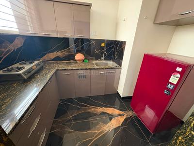 Kitchen Image of 300 Sq.ft 1 RK Apartment / Flat for rent in Limbodi Indore for Rs. 11000