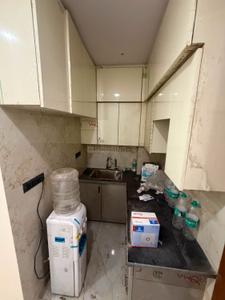 Kitchen Image of 550 Sq.ft 1.5 BHK Builder Floor for rent in Swaraj Homes Gagan Vihar The Aviation Employees CGHS, Gagan Vihar New Delhi for Rs. 25000