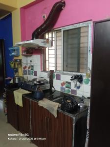 Kitchen Image of 906 Sq.ft 3 BHK Apartment / Flat for sale in Beliaghata Kolkata for Rs. 2900000