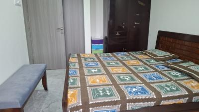 Bedroom Image of 720 Sq.ft 1 BHK Apartment / Flat for rent in Jayraj Signature Elanza, Ulwe Navi Mumbai for Rs. 28000