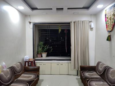 Living Room Image of 650 Sq.ft 1 BHK Apartment / Flat for rent in Thane West Thane for Rs. 35000