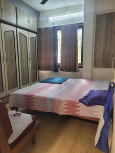 Bedroom Image of 650 Sq.ft 1 BHK Apartment / Flat for rent in Vashi Navi Mumbai for Rs. 35000