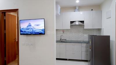 Kitchen Image of 250 Sq.ft 1 RK Apartment / Flat for rent in Sector 15 Gurgaon for Rs. 24000