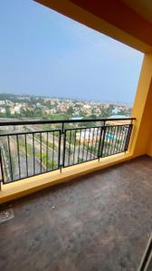Balcony Image of 1728 Sq.ft 3 BHK Apartment / Flat for rent in Casagrand ECR 14, Kanathur Reddikuppam Chennai for Rs. 40000