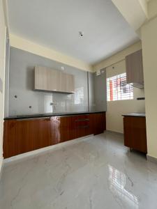Kitchen Image of 700 Sq.ft 1 BHK Builder Floor for rent in Murugeshpalya Bengaluru for Rs. 35000