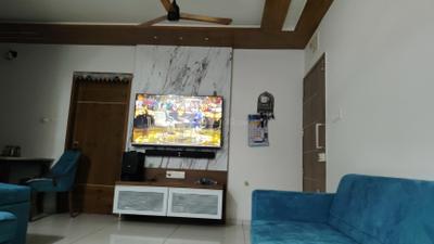 Living Room Image of 832 Sq.ft 3 BHK Apartment / Flat for sale in Nand Heights, Yogi Nagar Rajkot for Rs. 8500000