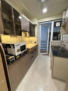 Kitchen Image of 900 Sq.ft 1 BHK Builder Floor for rent in Sector 43 Gurgaon for Rs. 45000