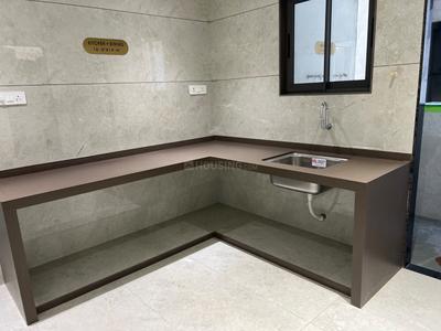 Kitchen Image of 992 Sq.ft 3 BHK Apartment / Flat for sale in Shivay Shivalik Crown, Bhimrad Surat for Rs. 8100000