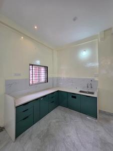 Kitchen Image of 600 Sq.ft 1 BHK Builder Floor for rent in Silicon City Sector K, Rau Indore for Rs. 8500