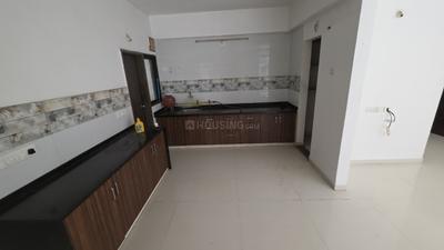 Kitchen Image of 788 Sq.ft 3 BHK Apartment / Flat for rent in Gandhi Vraj Residency, Gota Ahmedabad for Rs. 27500