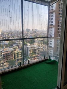 Balcony Image of 1100 Sq.ft 2 BHK Apartment / Flat for rent in Kopar Khairane Navi Mumbai for Rs. 65000