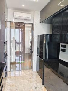 Kitchen Image of 1450 Sq.ft 3 BHK Apartment / Flat for sale in Monte South, Byculla Mumbai for Rs. 75000000