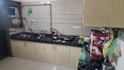 Kitchen Image of 815 Sq.ft 2 BHK Apartment / Flat for sale in Radhe Homes Shree 235 Parkview, Chharodi Ahmedabad for Rs. 4500000