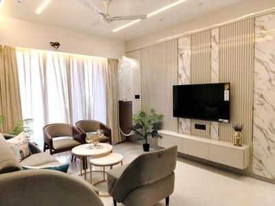Living Room Image of 1400 Sq.ft 3 BHK Apartment / Flat for sale in K Square Kalaya Greens Phase I, Hadapsar Pune for Rs. 7600000