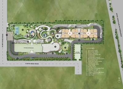 Image of 1985 Sq.ft 3 BHK Apartment / Flat for sale in Conscient Parq, Sector 80, Gurgaon for Rs. 33700000