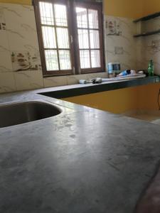 Kitchen Image of 500 Sq.ft 1 BHK Builder Floor for rent in Vrindavan Yojana Lucknow for Rs. 8000