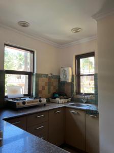 Kitchen Image of 1614 Sq.ft 2 BHK Penthouse for rent in Betalbatim Goa for Rs. 60000