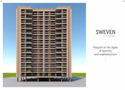 Image of 2376 Sq.ft 3 BHK Apartment / Flat for sale in Shreeji Sweven By Signature, Chharodi, Ahmedabad for Rs. 12408000