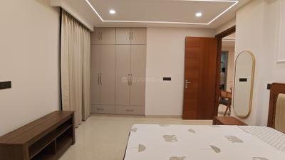 Bedroom Image of 980 Sq.ft 1 BHK Builder Floor for rent in Sector 42 Gurgaon for Rs. 40000