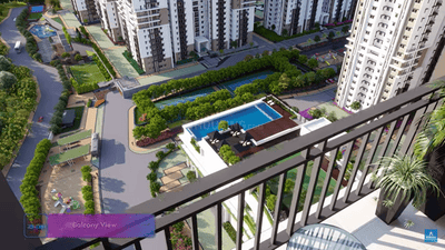 Balcony Image of 1740 Sq.ft 3 BHK Apartment / Flat for sale in Aparna Sarovar Zicon, Serilingampally Hyderabad for Rs. 20500000