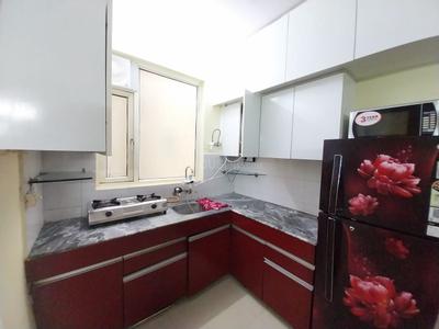 Kitchen Image of 800 Sq.ft 2 BHK Apartment / Flat for rent in Pyramid Elite, Sector 86 Gurgaon for Rs. 18999