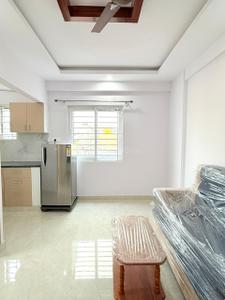 Hall Image of 590 Sq.ft 1 BHK Builder Floor for rent in BTM Layout Bengaluru for Rs. 21000