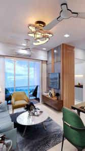 Hall Image of 499 Sq.ft 1 BHK Apartment / Flat for sale in Marine View, Borivali West Mumbai for Rs. 9900000