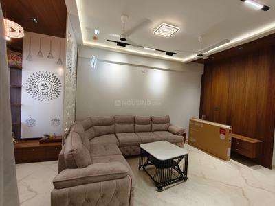 Living Room Image of 2400 Sq.ft 3 BHK Apartment / Flat for rent in Radhe Infinity, Kudasan Gandhinagar for Rs. 50000