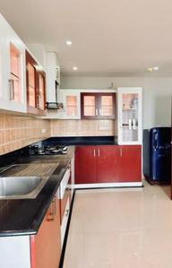 Kitchen Image of 1690 Sq.ft 3 BHK Apartment / Flat for rent in Galaxy Ellyzium Court, Vellayil Kozhikode for Rs. 45000