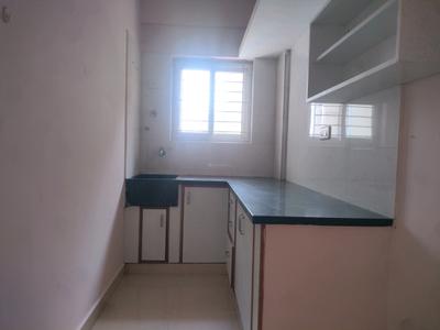 Kitchen Image of 650 Sq.ft 1 BHK Independent House for rent in Bellandur Bengaluru for Rs. 26000