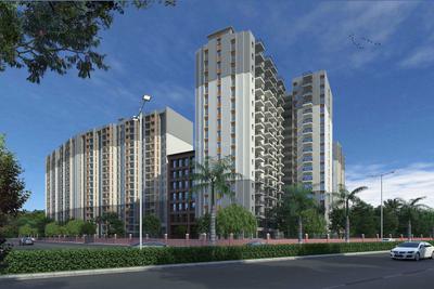 Image of 660 Sq.ft 1 BHK Apartment / Flat for sale in UKN The Belvedere Airport District, Navarathna Agrahara, Bengaluru for Rs. 5800000