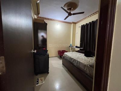 Bedroom Image of 500 Sq.ft 1 BHK Apartment / Flat for rent in Krishna Heights, Ghansoli Navi Mumbai for Rs. 40000