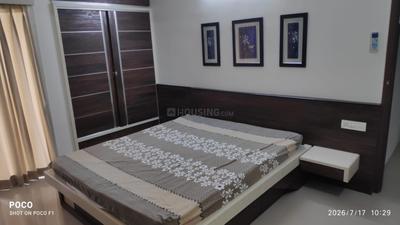 Bedroom Image of 1350 Sq.ft 3 BHK Apartment / Flat for rent in Chhani Vadodara for Rs. 40000