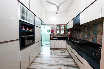 Kitchen Image of 2070 Sq.ft 4 BHK Independent House for sale in Sargasan Gandhinagar for Rs. 26900000